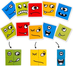 Face-Changing Expression Cubes Game