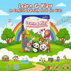 Learn & Play Interactive Electronic English Learning Book for Kids